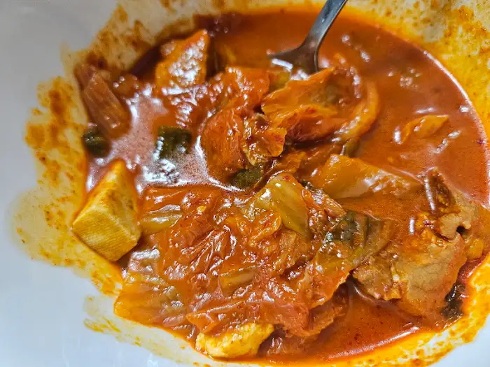 김치찌개 클로즈업 사진