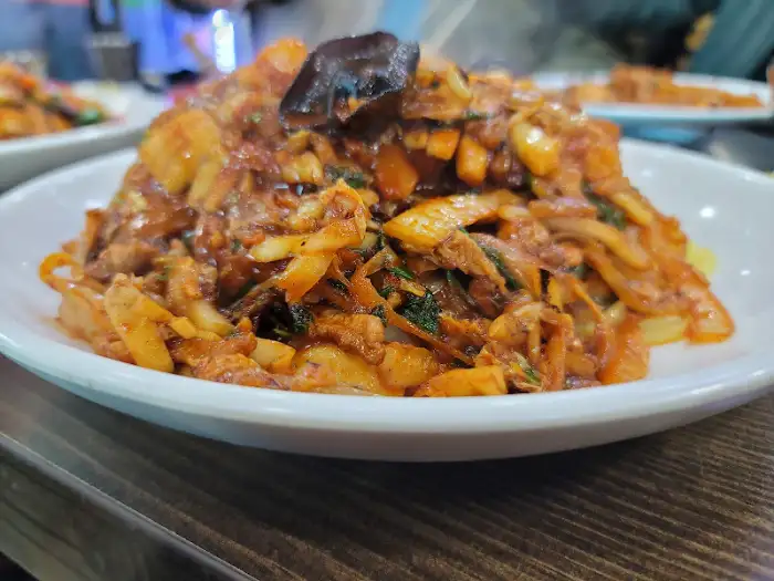 야끼우동의 근접샷