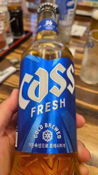 시원한 맥주 한 병