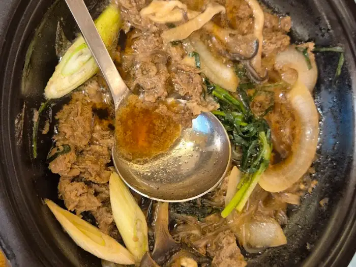 샤브샤브 조리 모습