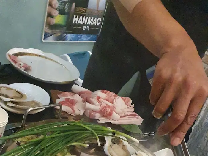 차돌박이와 해산물