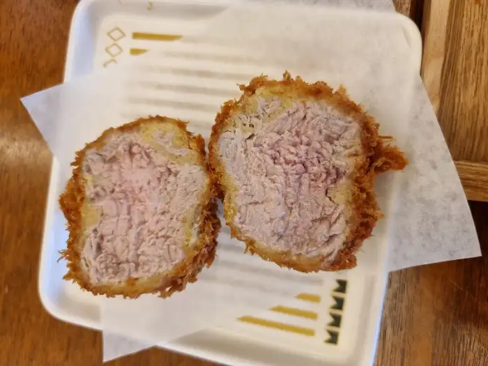 부드러운 안심 돈까스 단면
