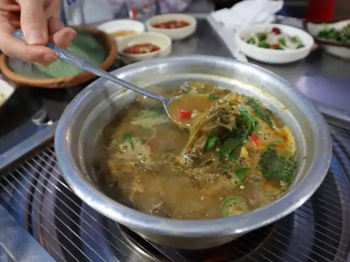 기본으로 제공되는 장어탕