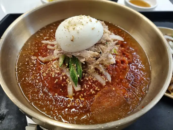 비빔냉면 국물