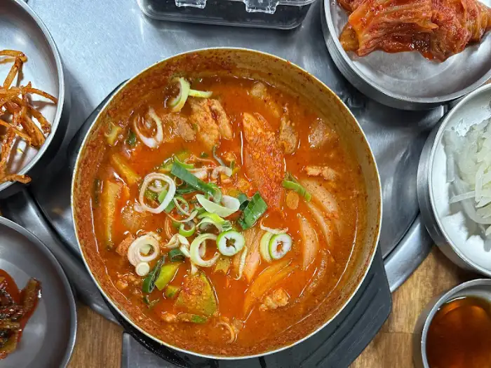 애호박찌개 근접샷