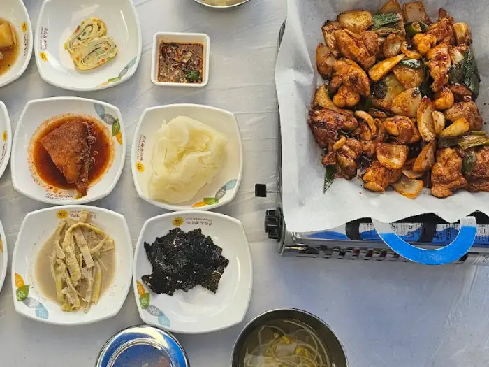 황룡강 숯불갈비 닭불고기