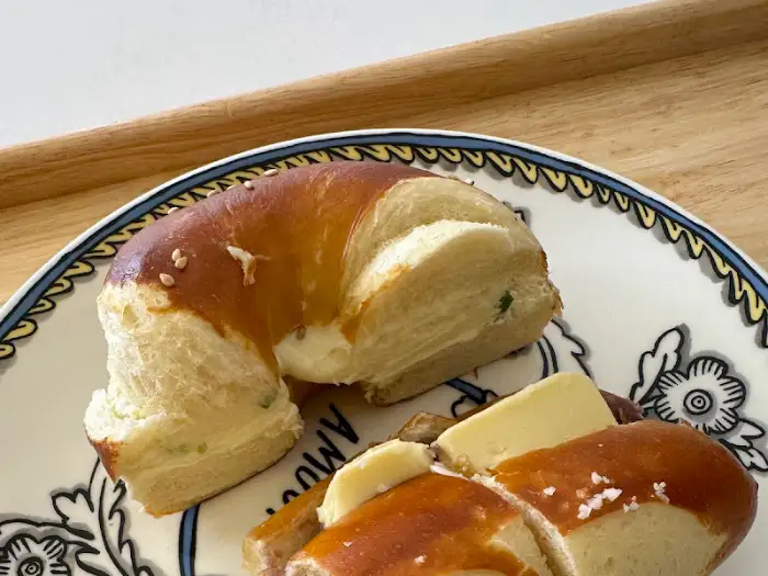 앙버터빵의 단면