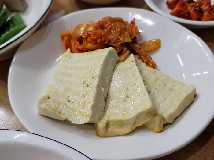장다리식당 메뉴판