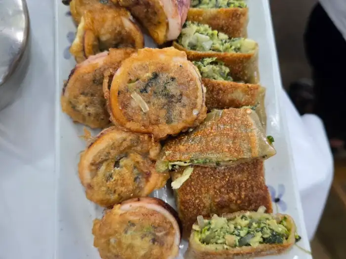 황태 삼합의 푸짐한 모습