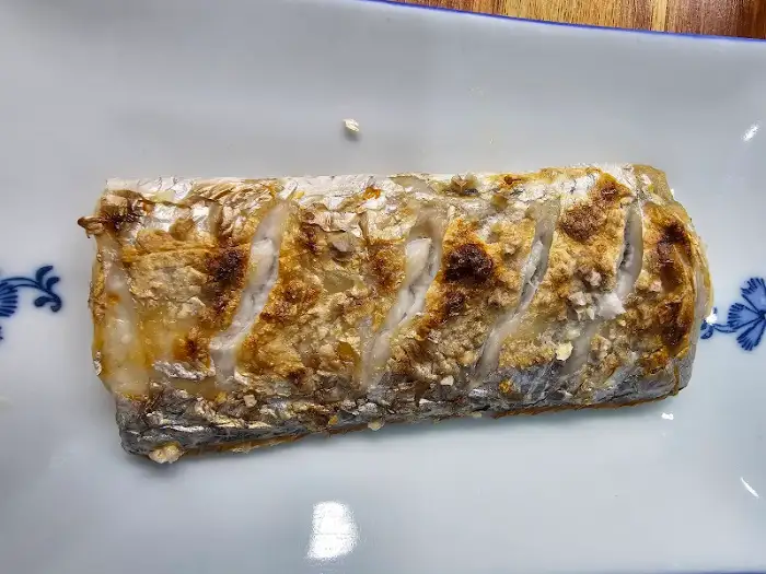 구운 갈치 단면
