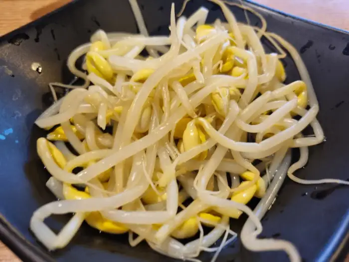 흰 콩나물 무침