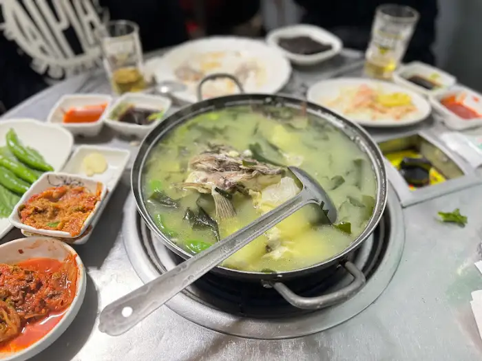 도미 머리 맑은탕