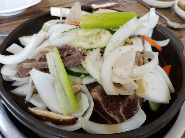 옛날 금호식당 갈비찜 재료