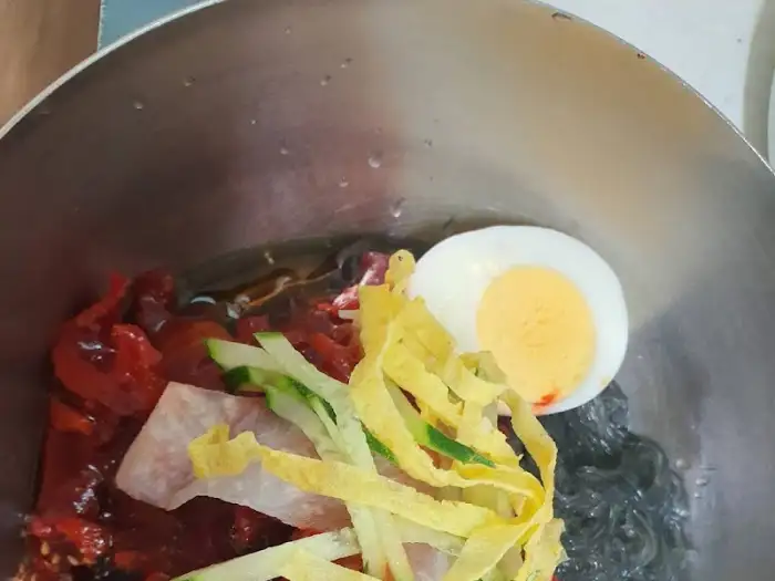 회냉면 클로즈업