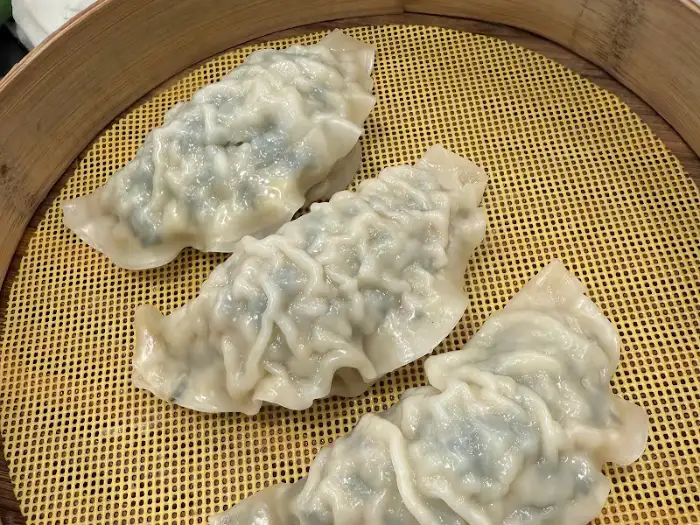 김이 나는 수제 만두