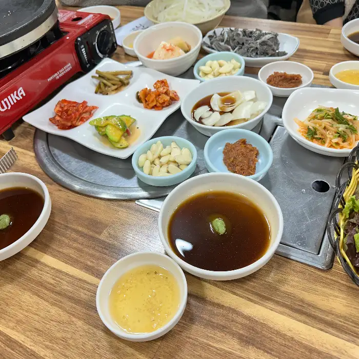 다양한 밑반찬