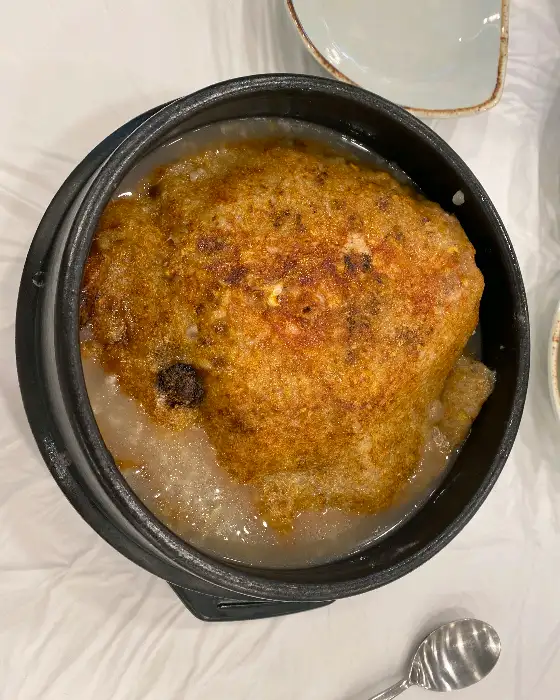 삼계탕 속 닭고기 살점