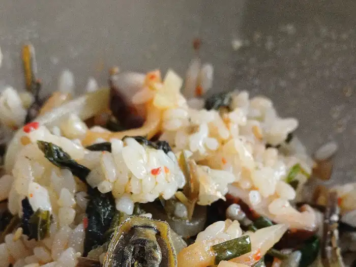해산물 비빔밥 재료