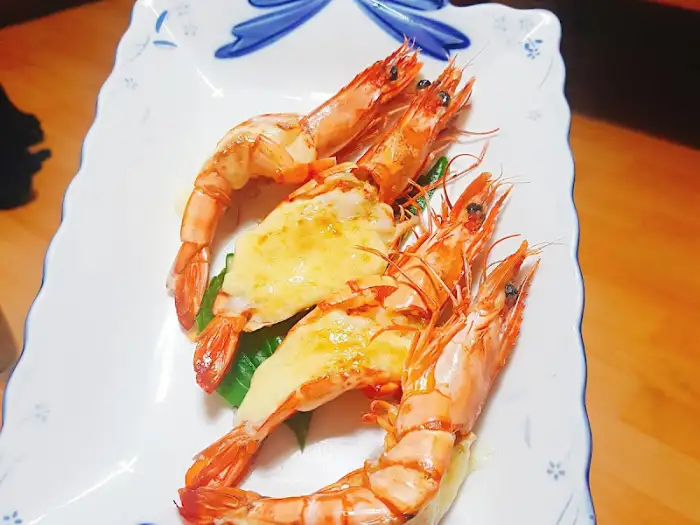 백궁회초밥식당 구운 새우 요리