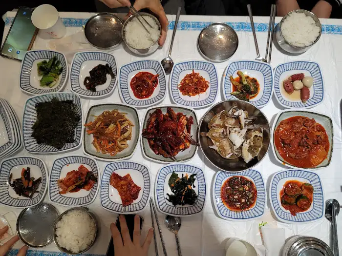 전체 상차림 모습