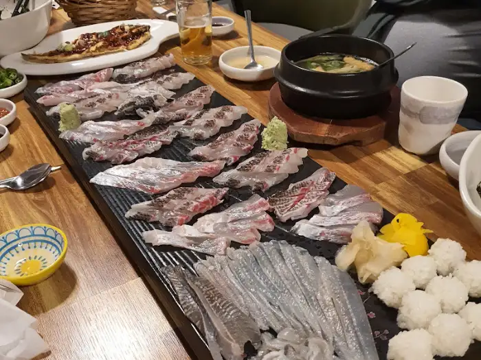시원한 물회