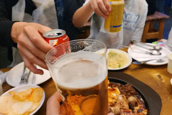통통한 흑돼지 소시지