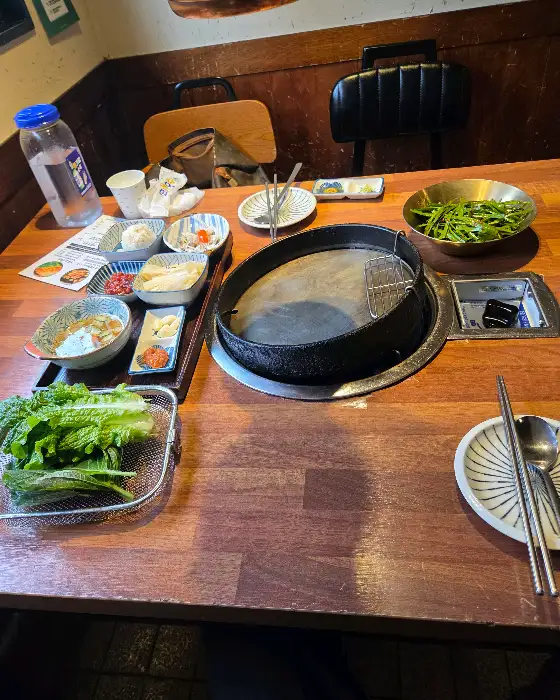 테이블 세팅 모습