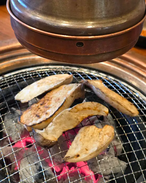 버섯 구이.