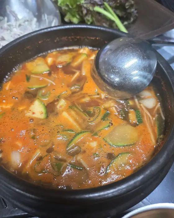푸짐한 된장술밥