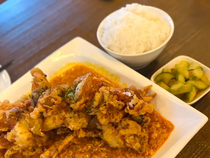 푸팟퐁커리와 밥