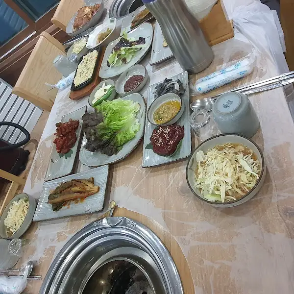 전체적인 한상 차림