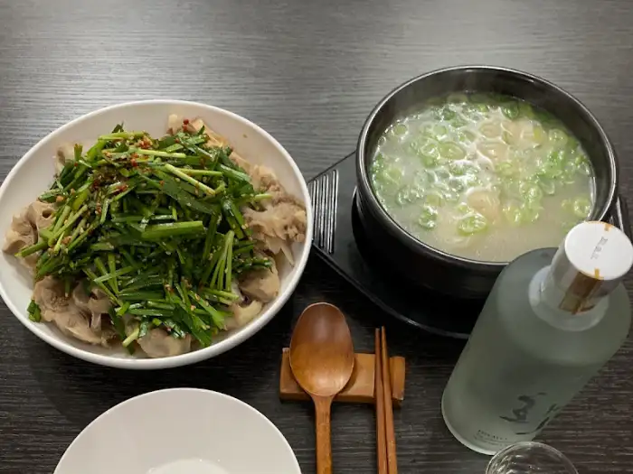 소꼬리찜, 곁들임 부추, 설렁탕