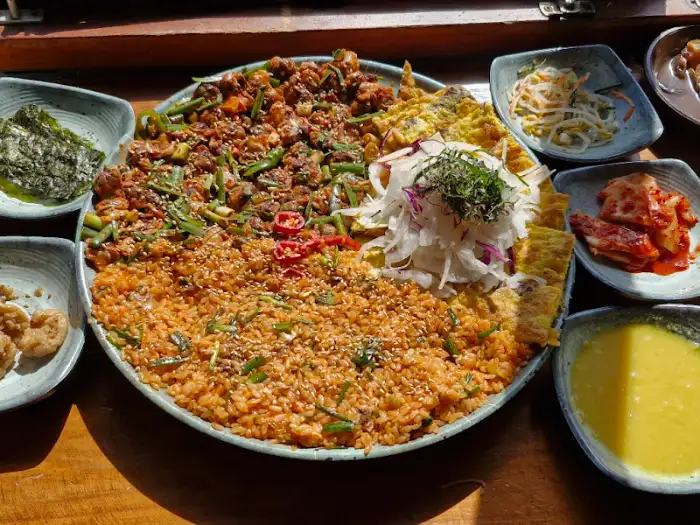 올바릇식당 꼬막육전대판 메인 메뉴