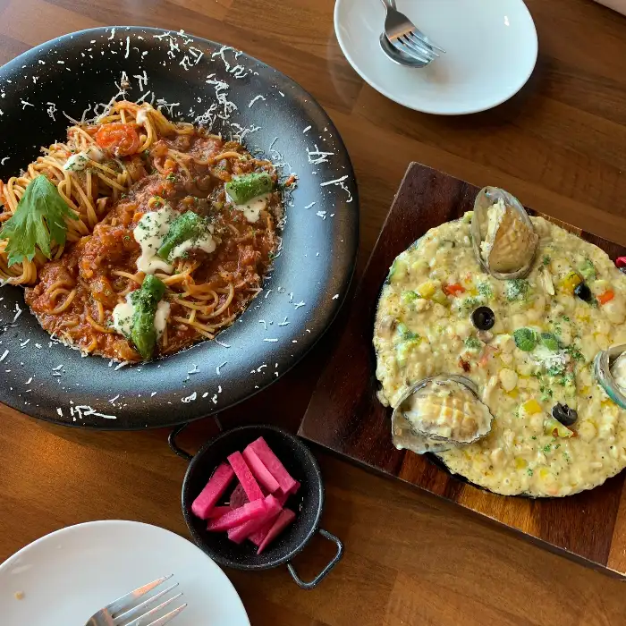 파스타와 리조또, 그리고 곁들임 메뉴