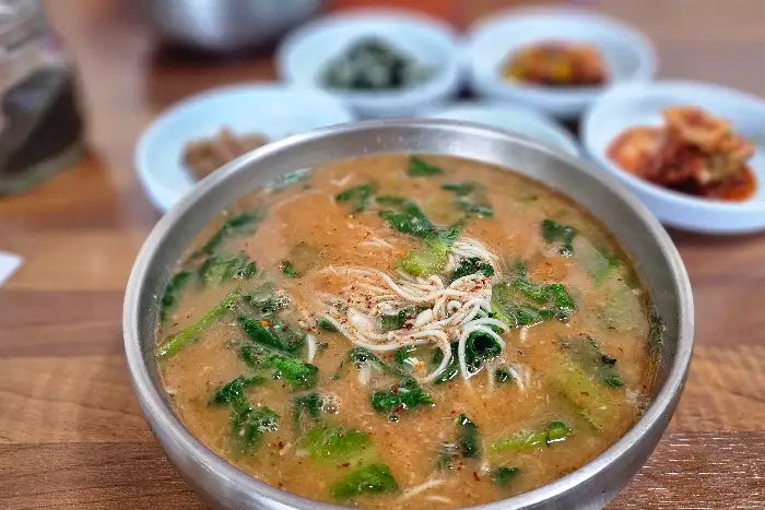 추어탕 국물 클로즈업