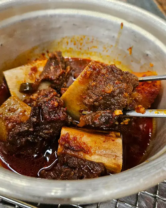 매콤달콤한 양념 갈비찜