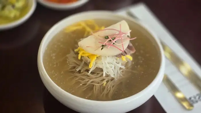 평양냉면 클로즈업