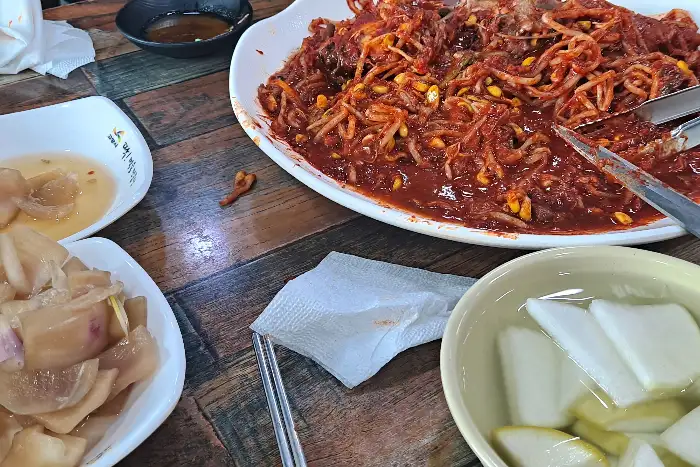 푸짐하게 나온 아구찜