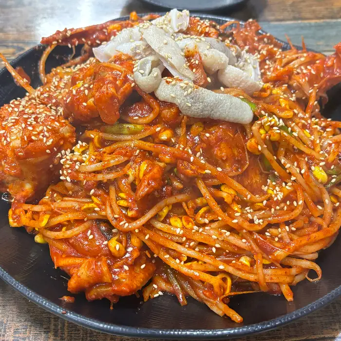 아구찜과 함께 나온 볶음밥