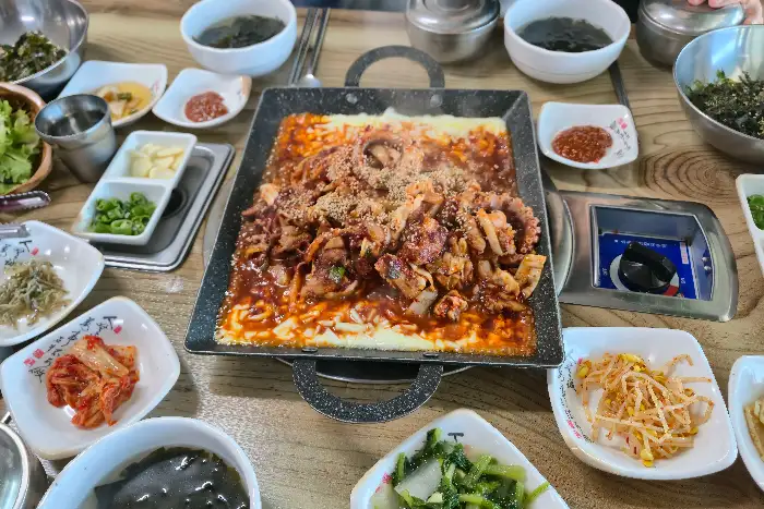 돈불낙 간장불고기와 치즈