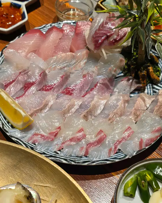 모듬회 한 접시