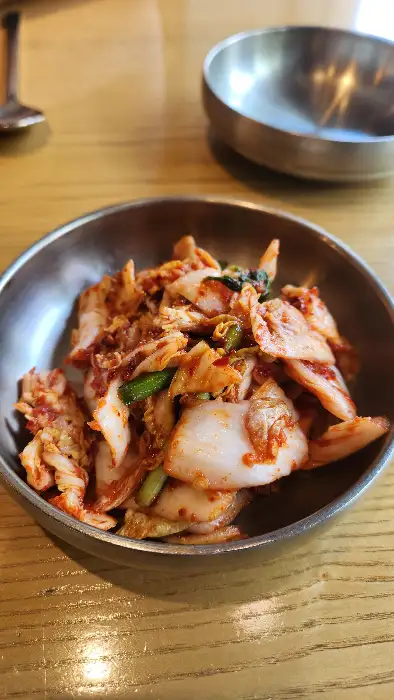 먹음직스러운 겉절이 김치