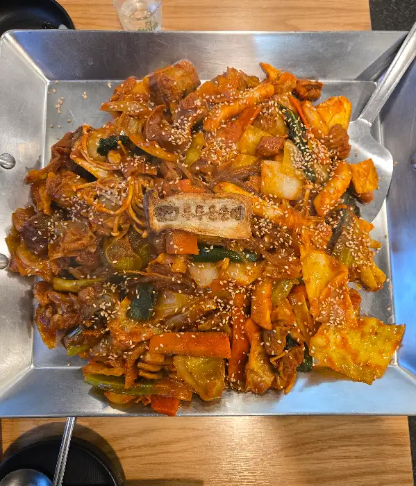 두루올순대 순대곱창볶음