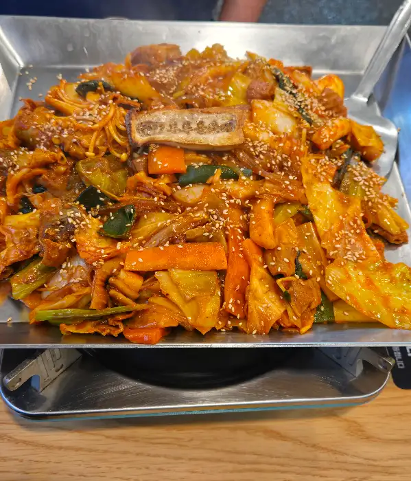 두루올순대 순대곱창볶음 디테일 컷