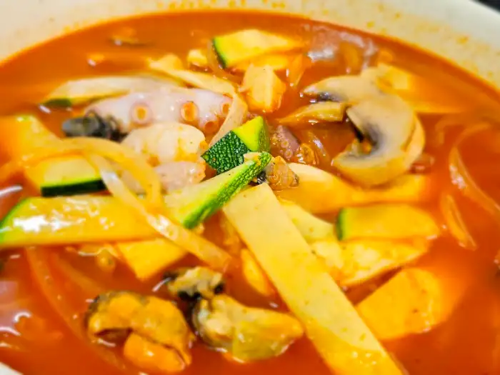 사천짜장 소스의 풍성한 비주얼