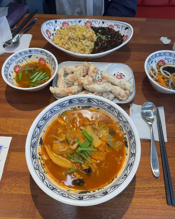 해물짬뽕, 볶음밥, 짜장면