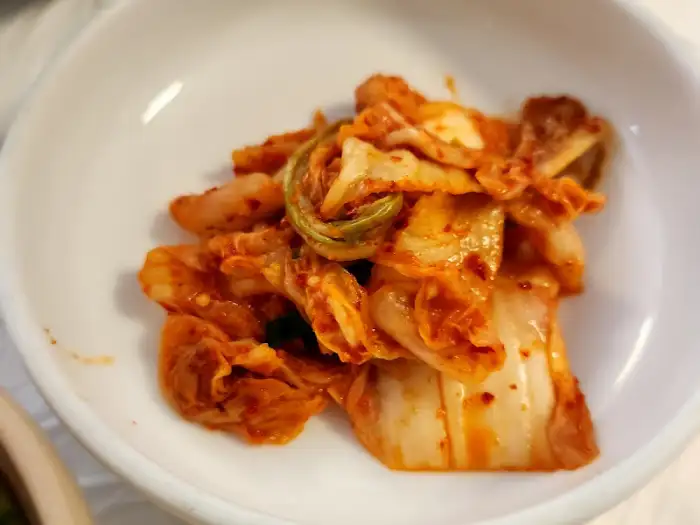 직접 담근 김치