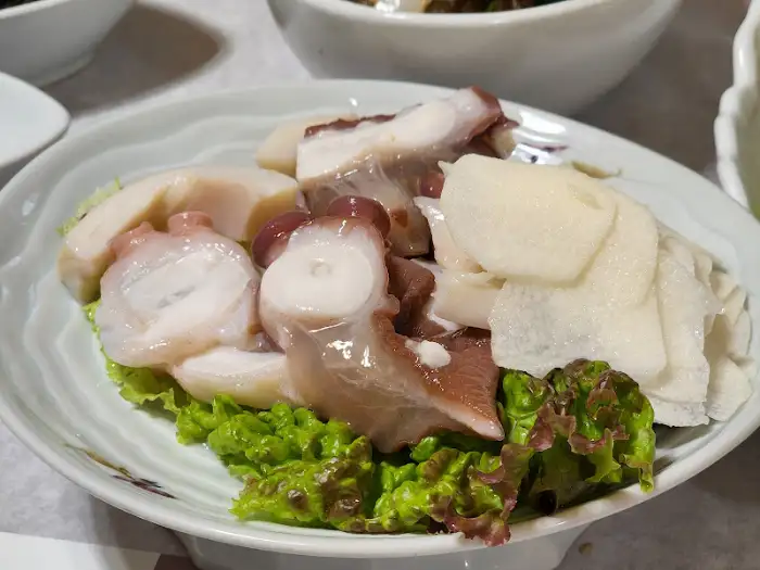 신선한 해산물 요리