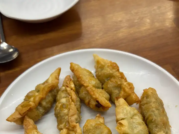 서비스 군만두 클로즈업