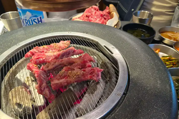 다양한 갈비 부위